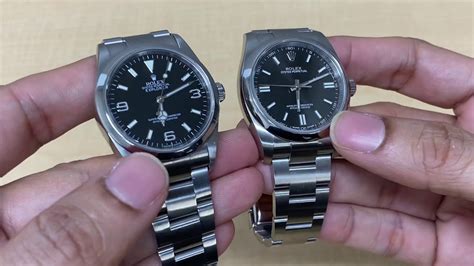 rolex explorer vs op 36|Rolex oyster perpetual date 36mm.